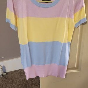 Bright & Beautiful Sydney Short Sleeved Striped Jumper